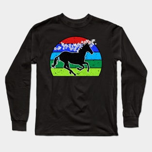 Nice Horse Forever Funny Horse Vintage Long Sleeve T-Shirt